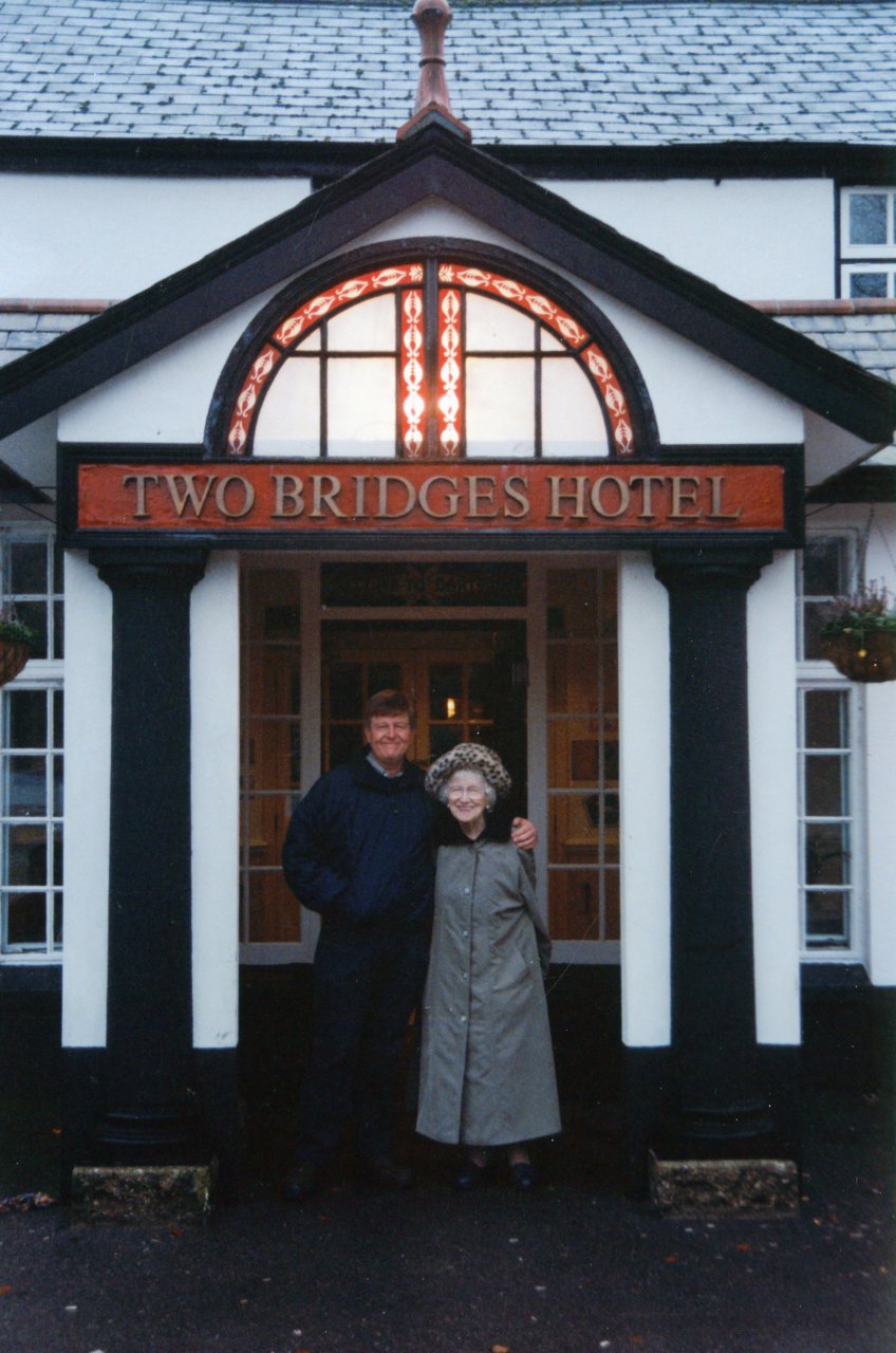 AandM trip to see Winnie Thanksgiving 2001 Dartmoor and Two Bridges hotel